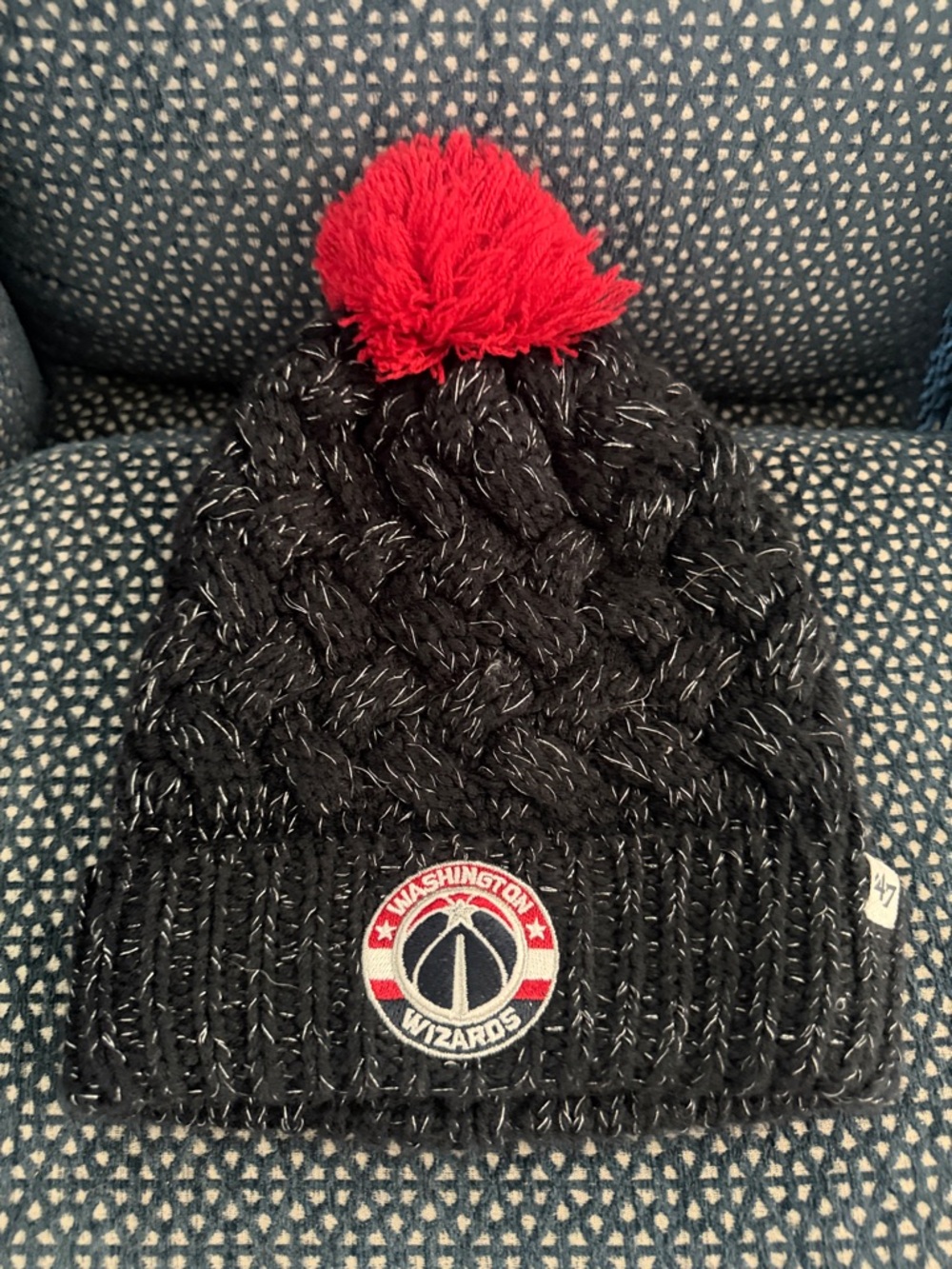 Like New! Washington Wizards Cuffed Pom Beanie
